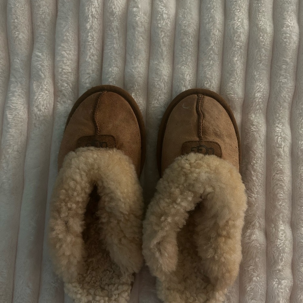 UGG Tan Shearling Slippers